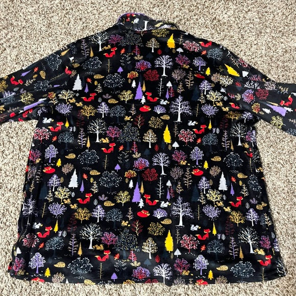 Secret Treasures Whimsical Woodland Pajama Set Size XL 16-18 - Picture 4 of 8